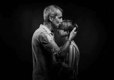 couple studio noir et blanc